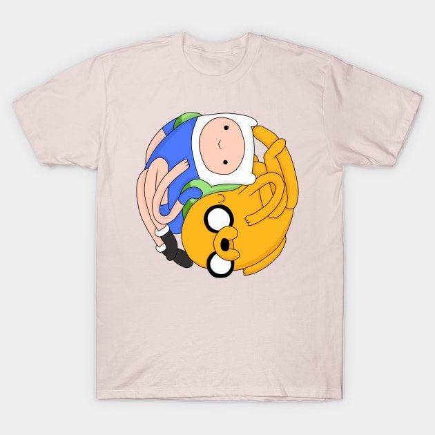 Jake and Finn T-Shirt by valentinahramov